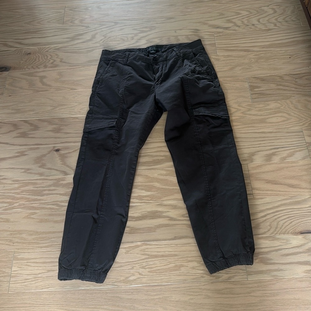 Sanctuary faded black cargo pants size 30